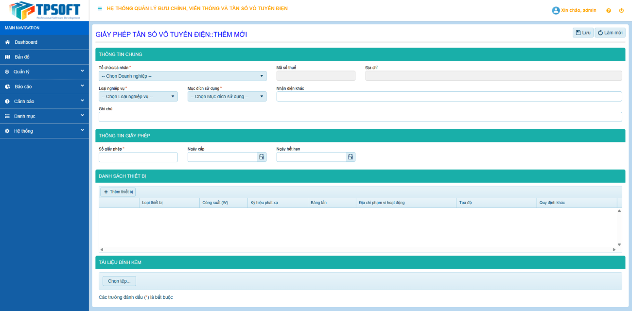 Phần mềm quản lý bưu chính, viễn thông và tần số vô tuyến điện 5 Phần mềm quản lý bưu chính, viễn thông và tần số vô tuyến điện 5