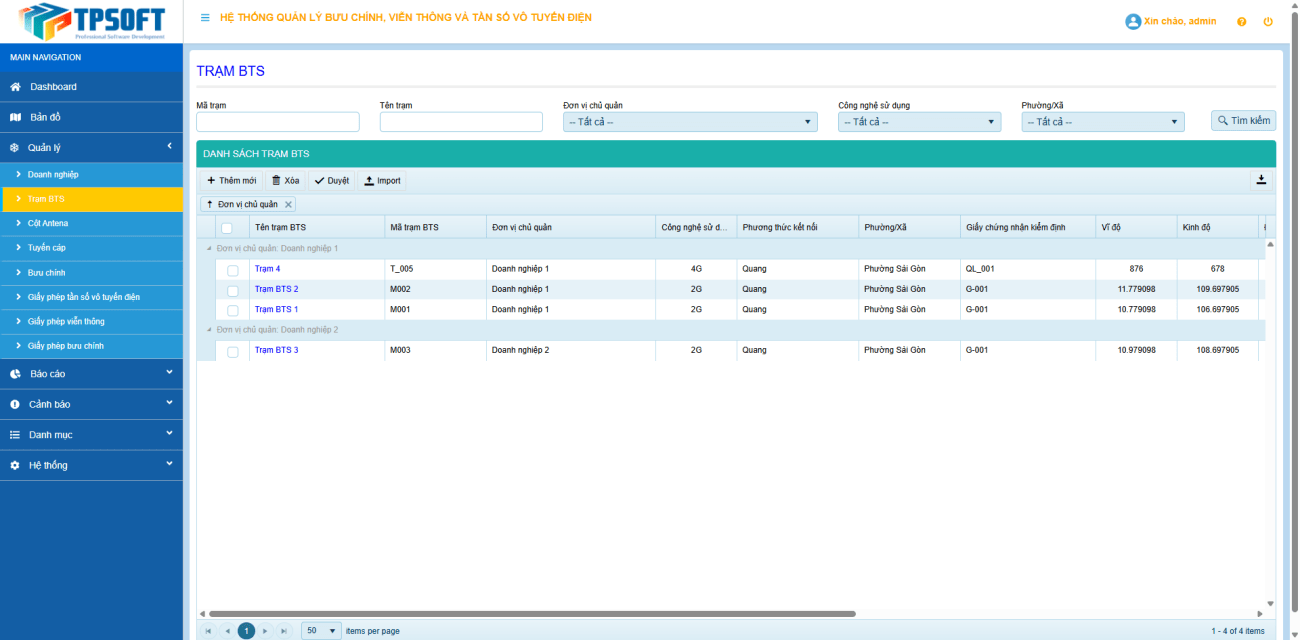 Phần mềm quản lý bưu chính, viễn thông và tần số vô tuyến điện 8 Phần mềm quản lý bưu chính, viễn thông và tần số vô tuyến điện 8